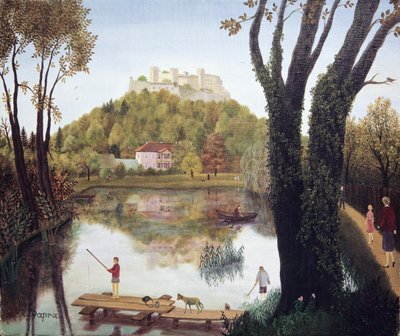 Az erőd Leopodskron felől nézve alkotó: Regine Dapra