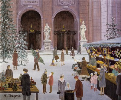 Karácsonyi vásár a székesegyház téren alkotó: Regine Dapra