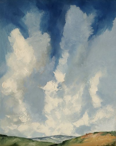 Távoli hegyek alkotó: M. Vet