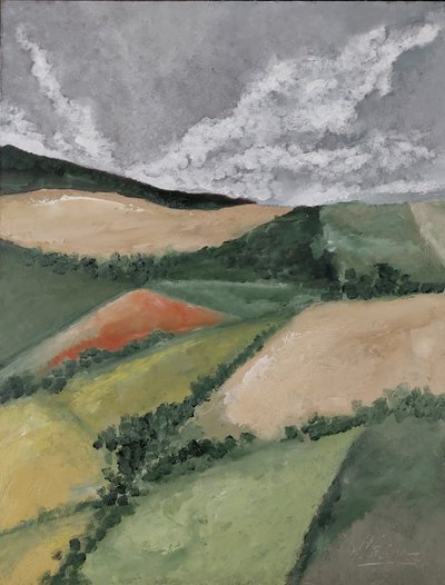 Sövények a mezők között alkotó: M. Vet