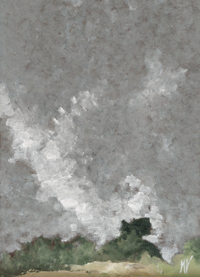 Sövény és felhők alkotó: M. Vet