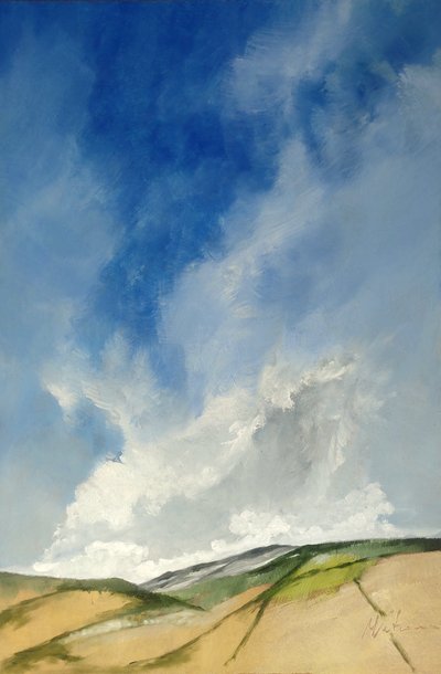 Felhők a dombokon alkotó: M. Vet