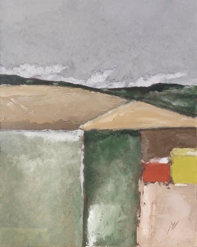 A dombok alján alkotó: M. Vet