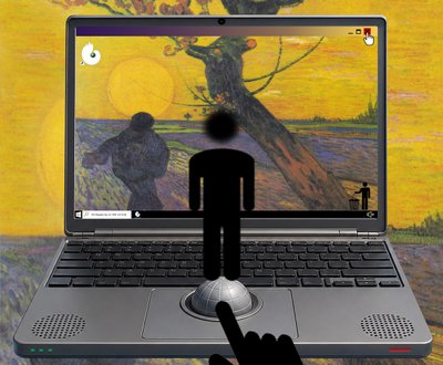 A világ és a föld találkozása (a Windows sorozatból) alkotó: Alexander Eibach