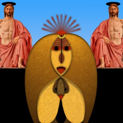 nicht zu glauben (II) (das historische Tier und der geschichtliche Mensch) alkotó: Alexander Eibach