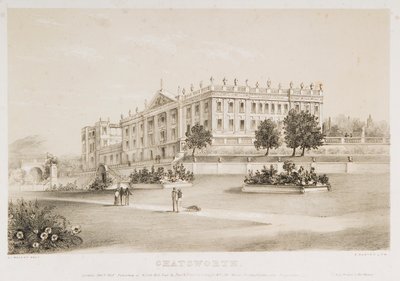 Chatsworth House, Derbyshire, 1839 alkotó: 4th Earl of Morton James Douglas
