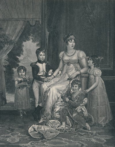 "Marie-Annunciade-Caroline Bonaparte", 1810, 1896 alkotó: AE Anderson