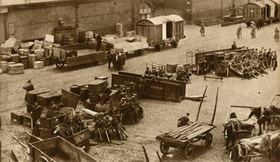 „Trouble in Belfast”, 1907, 1933. alkotó: AE Brown