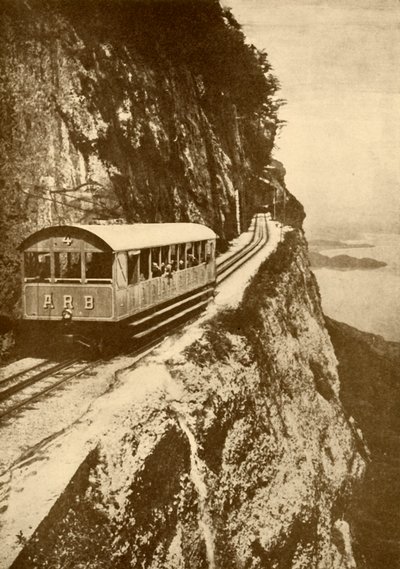 „Az Arth-Rigi vasúton”, 1930. alkotó: A.G Werthi