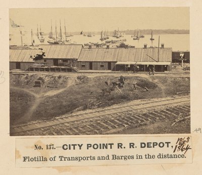 City Point vasútállomás alkotó: A.J. Russell