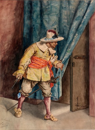 Muskétás őrségben alkotó: A. Arrunategin