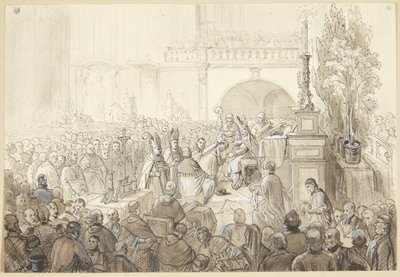Egyházi szertartás alkotó: A. Burg