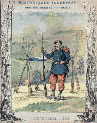 francia gyalogság alkotó: A. Demarle