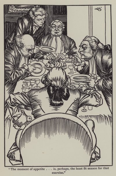 Illusztráció Charles Lamb Elia esszéihez (litho) alkotó: A. Garth Jones