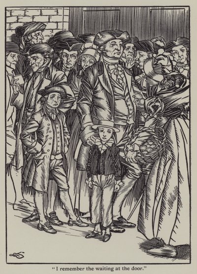 Illusztráció Charles Lamb Elia esszéihez (litho) alkotó: A. Garth Jones