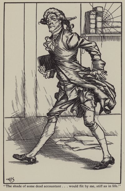 Illusztráció Charles Lamb Elia esszéihez (litho) alkotó: A. Garth Jones
