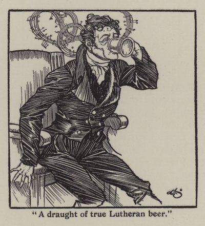 Illusztráció Charles Lamb Elia esszéihez (litho) alkotó: A. Garth Jones