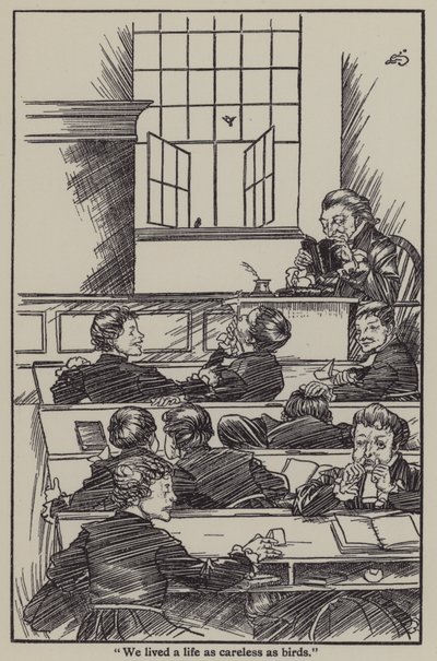 Illusztráció Charles Lamb Elia esszéihez (litho) alkotó: A. Garth Jones