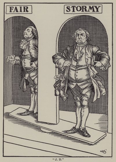 Illusztráció Charles Lamb Elia esszéihez (litho) alkotó: A. Garth Jones