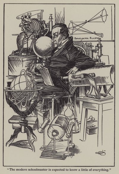 Illusztráció Charles Lamb Elia esszéihez (litho) alkotó: A. Garth Jones
