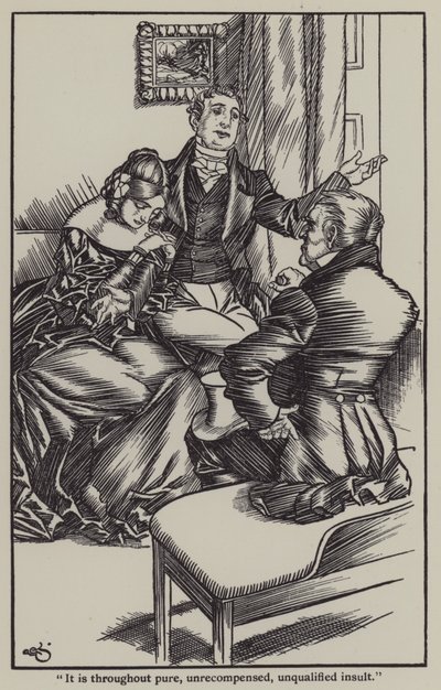 Illusztráció Charles Lamb Elia esszéihez (litho) alkotó: A. Garth Jones