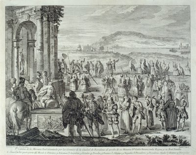 Janus körmenet, 1764 alkotó: A. J. De Fehrt