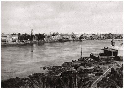 Modern Bagdad, a kalifák városa, Irak, 1925 alkotó: A. Kerim