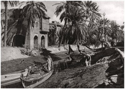 Serai Creek, Basra, Irak, 1925 alkotó: A. Kerim