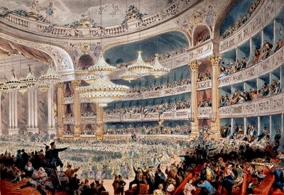 Bál a párizsi Opera de la rue Le Peletierben 1850 körül – Egy prépost metsze alkotó: A Provost