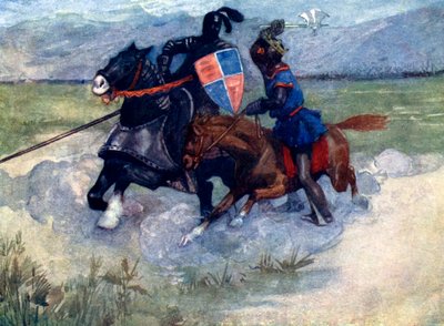 Bruce a magasba emelte harci fejszéjét..., 1314, 1905 alkotó: A. S. Forrest