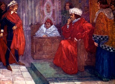 ...Börtönbe küldöm mondta Gascoigne bíró, 14. század, 1905 alkotó: A. S. Forrest