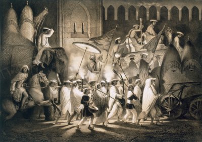 Delhi: Cortege and Retinue of the Great Moghul, pub. 1858. alkotó: A. Soltykoff