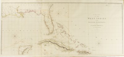 Chart of the West Indies and Spanish Dominions in North America alkotó: Aaron Arrowsmith