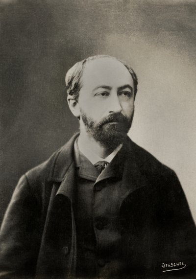 Eugene Muntz író portréja (fotó) alkotó: Aaron Gerschel