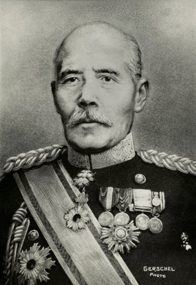 Tamemoto Kuroki tábornok portréja (fénykép) alkotó: Aaron Gerschel