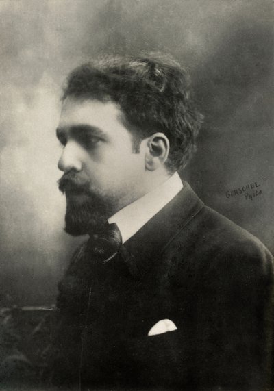 Reynaldo Hahn francia zeneszerző portréja (fotó) alkotó: Aaron Gerschel