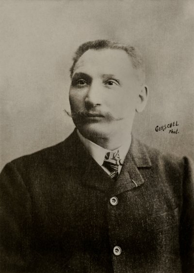 Charles Charlemont francia ökölvívó portréja ( 1962 alkotó: Aaron Gerschel