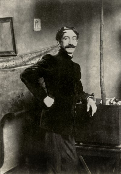 Antonio De La Gandara francia festő portréja ( 1862) alkotó: Aaron Gerschel