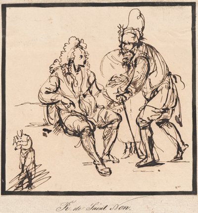 Egy kertész és egy úriember alkotó: Abbé de Saint Non Jean Claude Richard