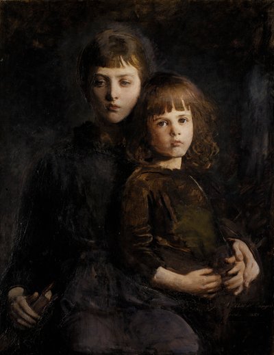Testvérpár (Mary és Gerald Thayer) alkotó: Abbott Handerson Thayer