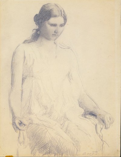 Egy fiatal nő tanulmánya alkotó: Abbott Handerson Thayer