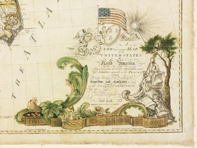 Amerika első nemzeti térképe, 1784 alkotó: Abel Buell