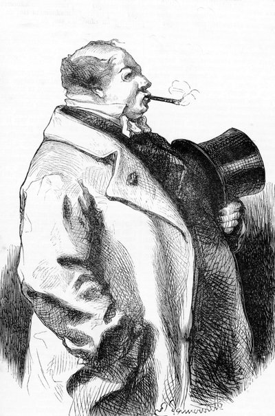 Portrait of a smoker alkotó: Abel Damourette