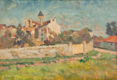 Paysage (olaj, vászon) alkotó: Abel Lauvray