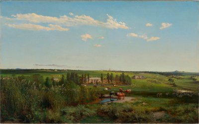 ""Le domaine de Mount Fyans en Australie" (Mount Fyans tanya) Peinture de Louis Buvelot (1814-1888) - 1869 - Olaj, vászon Mérete 58,6x95,3 cm Ausztrál Nemzeti Galéria, Canberra alkotó: Abraham-Louis Buvelot
