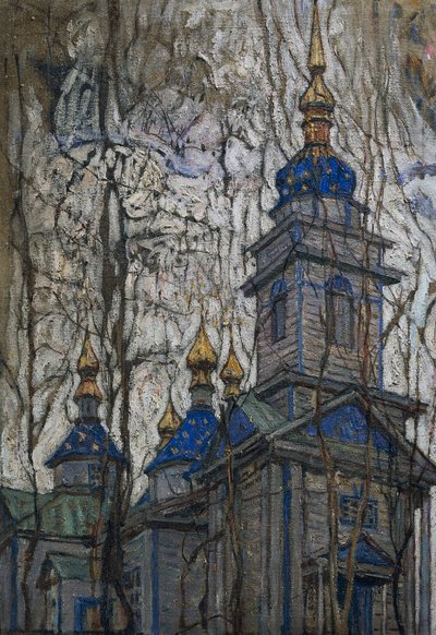Fából készült templom alkotó: Abraham Anshelovich Manievich