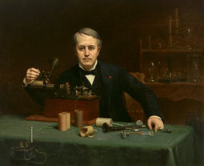Thomas Alva Edison, 1890. alkotó: Abraham Archibald Anderson