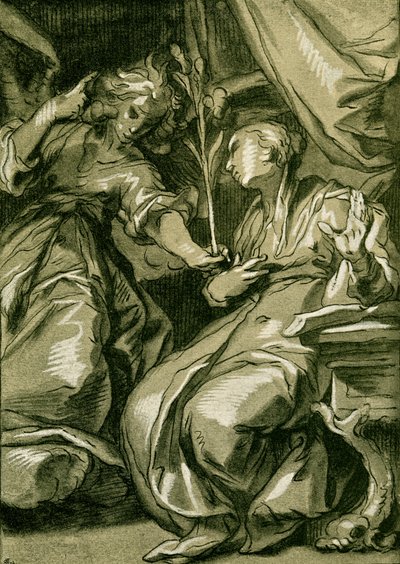 Angyali Üdvözlet alkotó: Abraham Bloemaert