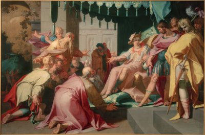 József és testvérei alkotó: Abraham Bloemaert
