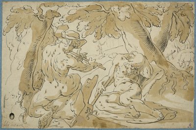 Merkúr és Argus alkotó: Abraham Bloemaert
